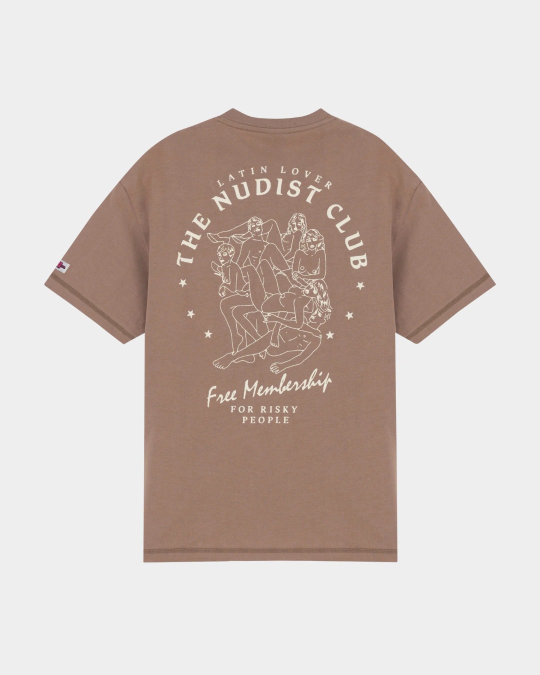 CAMISETA NUDIST CLUB CAFE OVRSIZED - imagen 1