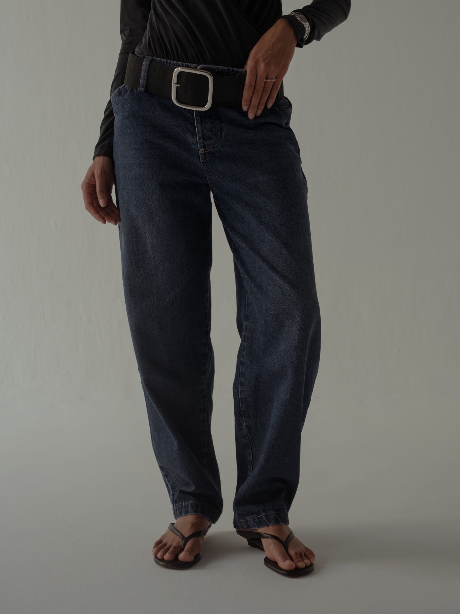 SARTORIAL BARREL JEAN - SPACE BLUE - imagen 1