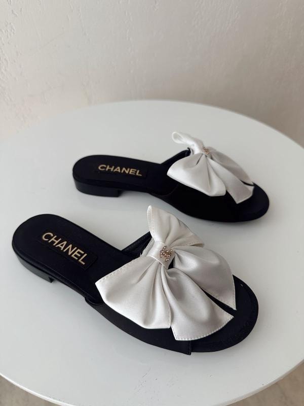 SANDALIA CHANEL MONO BLANCO - imagen 1