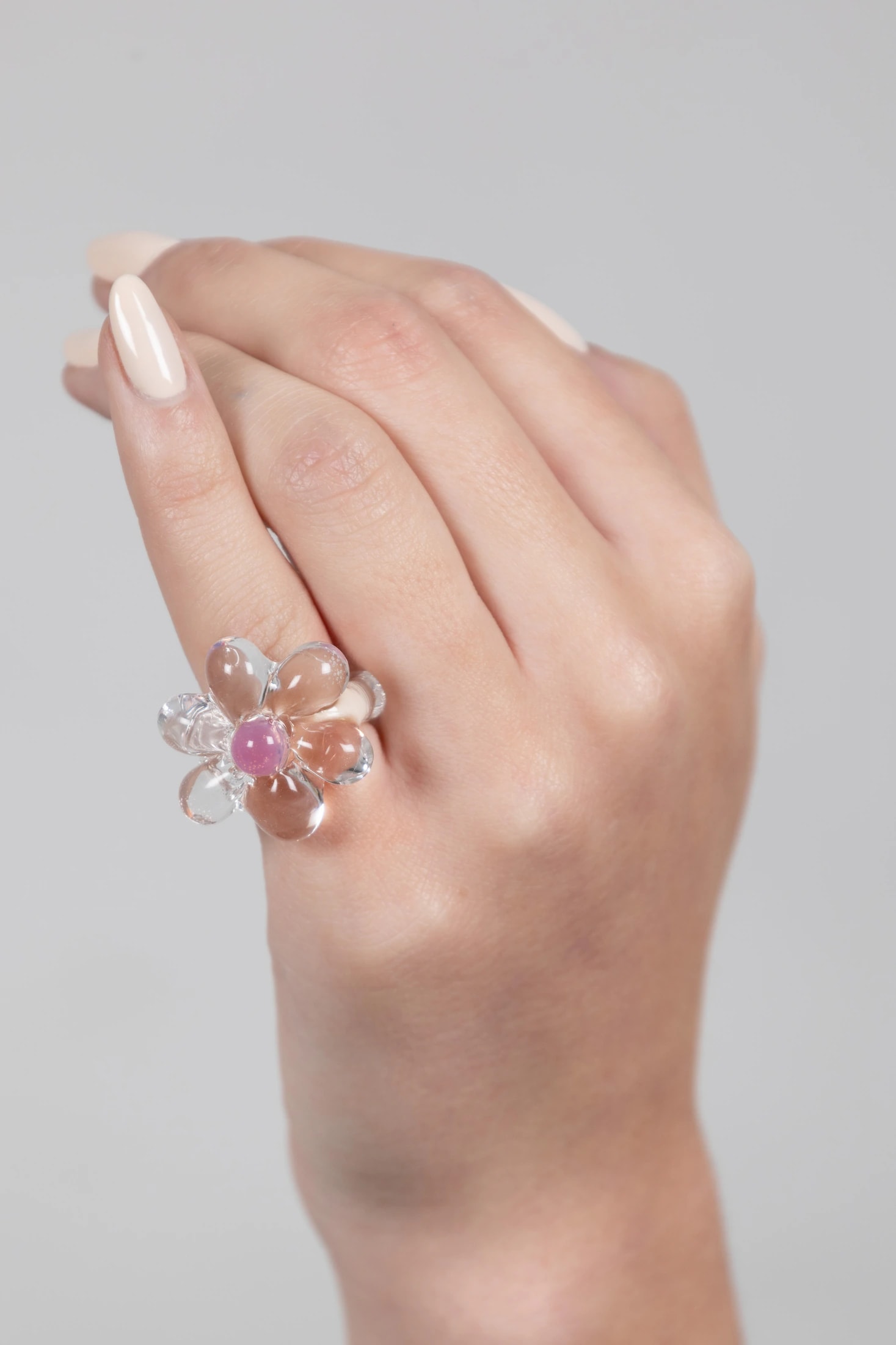 Flor de hielo PINKY RING - imagen 1
