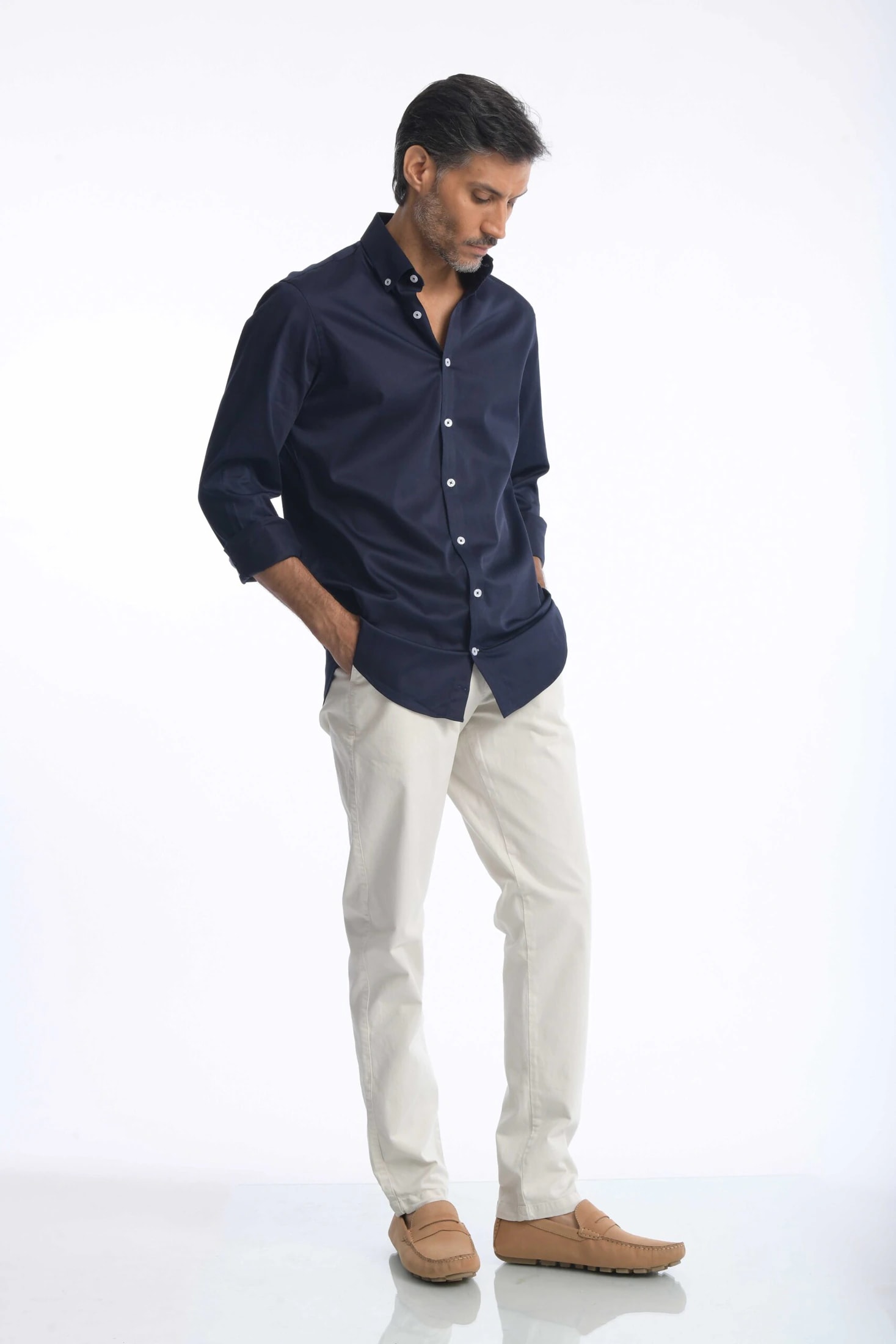 Pantalón Chino Dril Blanco - imagen 1