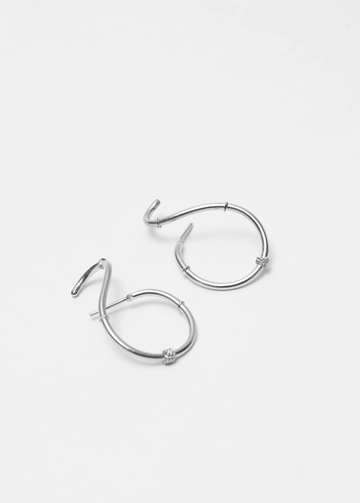 Aretes supple Midi plata - imagen 1