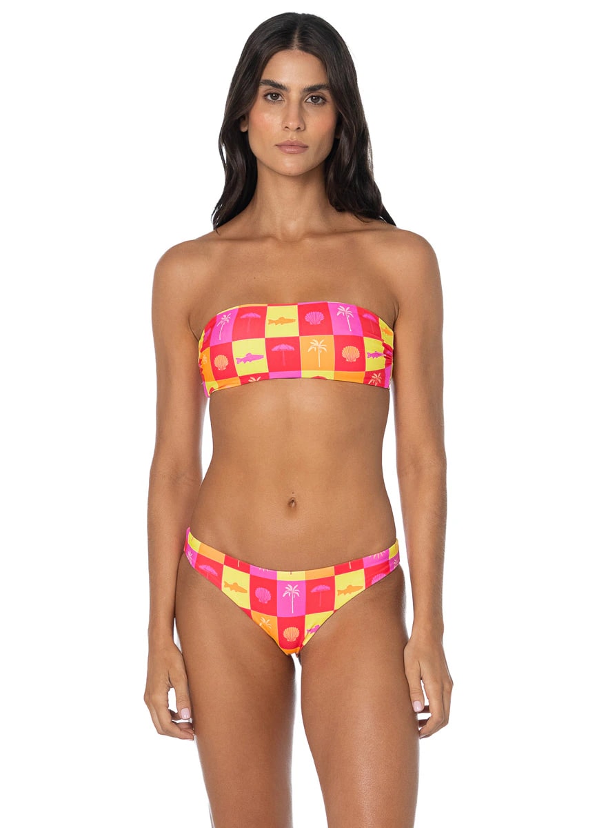 Maaji Coastal Drift Bryn Strapless Bandeau Bikini Top - imagen 1