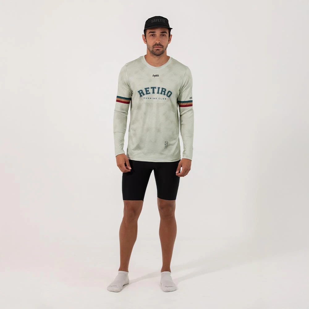CAMISETA RUNNING MANGA LARGA RETIRO 2025 PARA HOMBRE - imagen 1