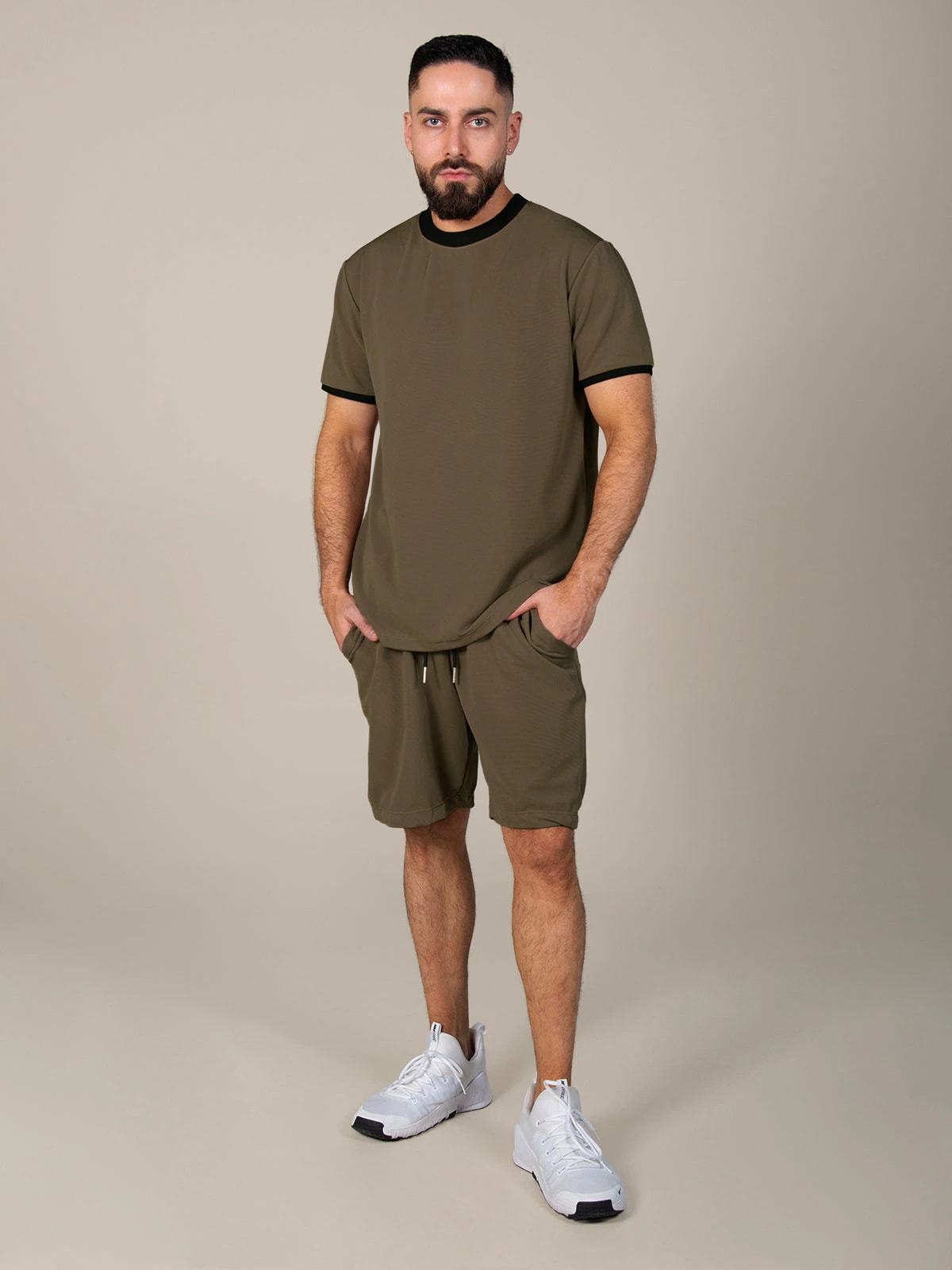 set agus sao Pablo verde militar oscuro - imagen 1