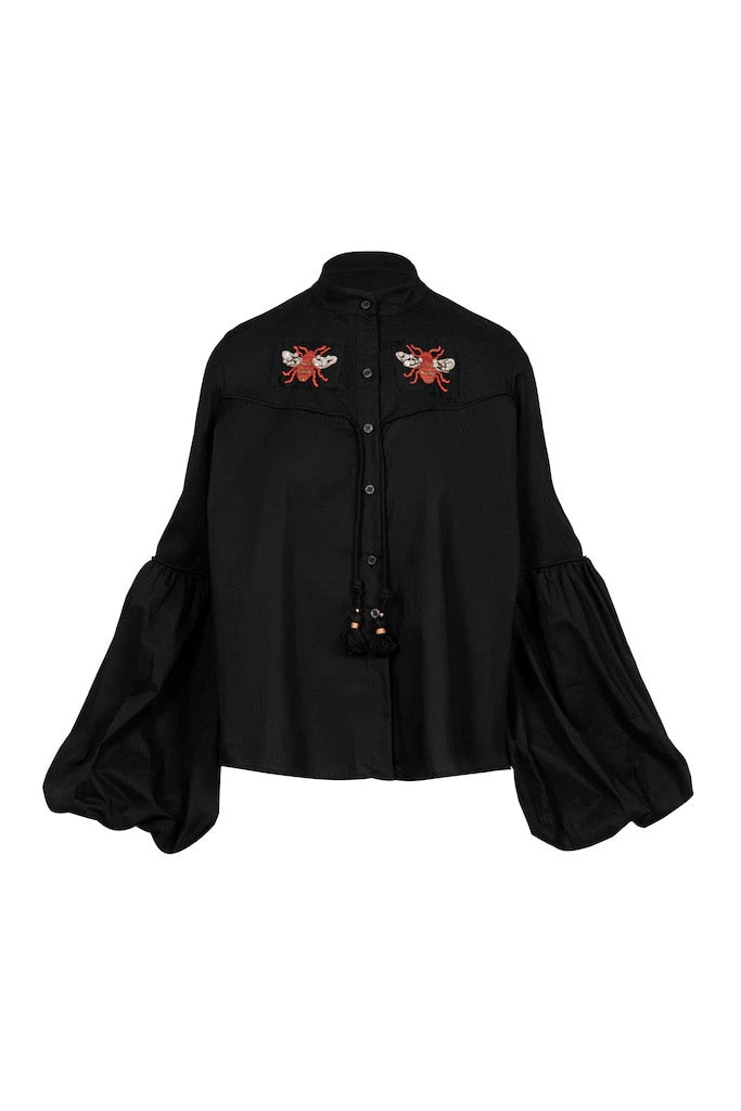 CAMISA ETEREA NEGRA - imagen 1