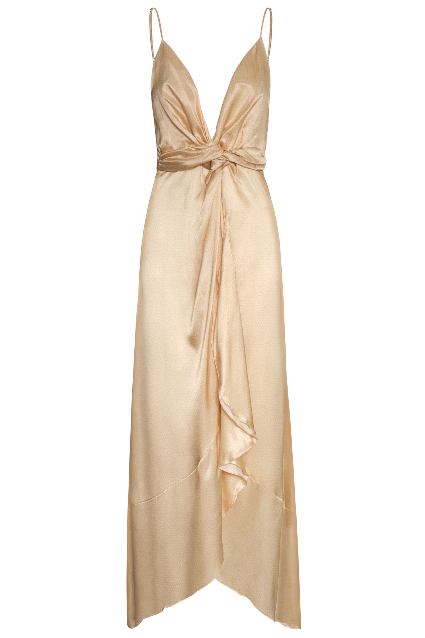 Sabina Satin Silk Midi Dress / Butter Reptile - imagen 1