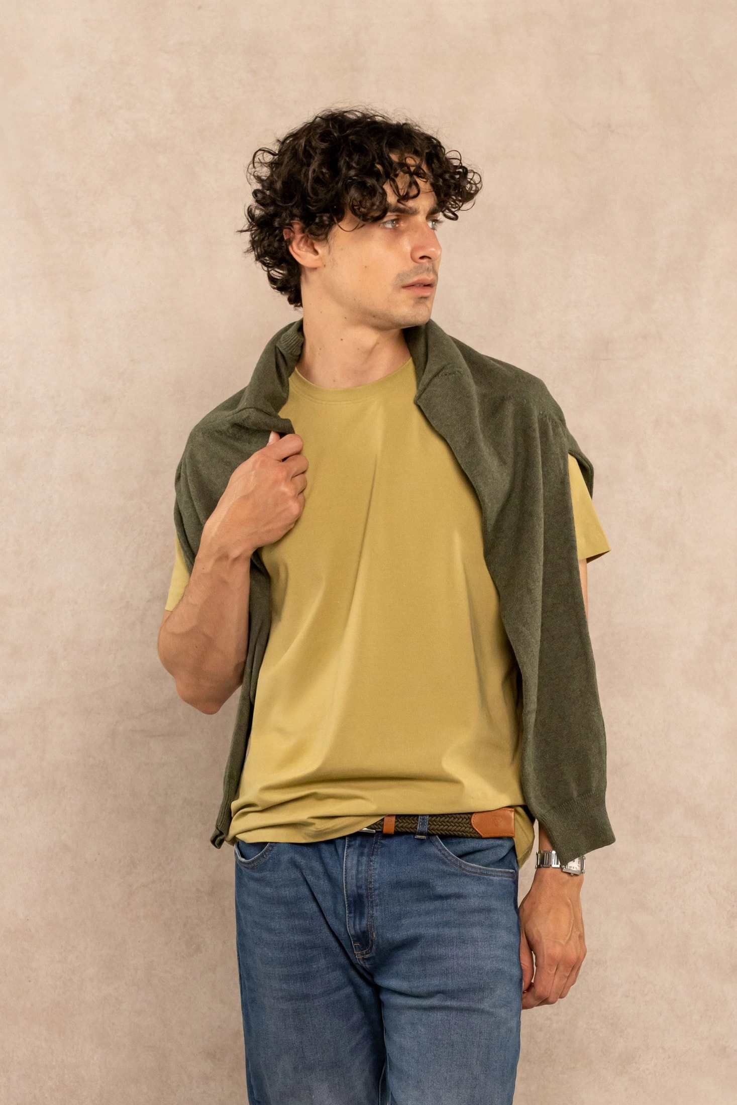 Camiseta Antimanchas Warm Olive - imagen 1