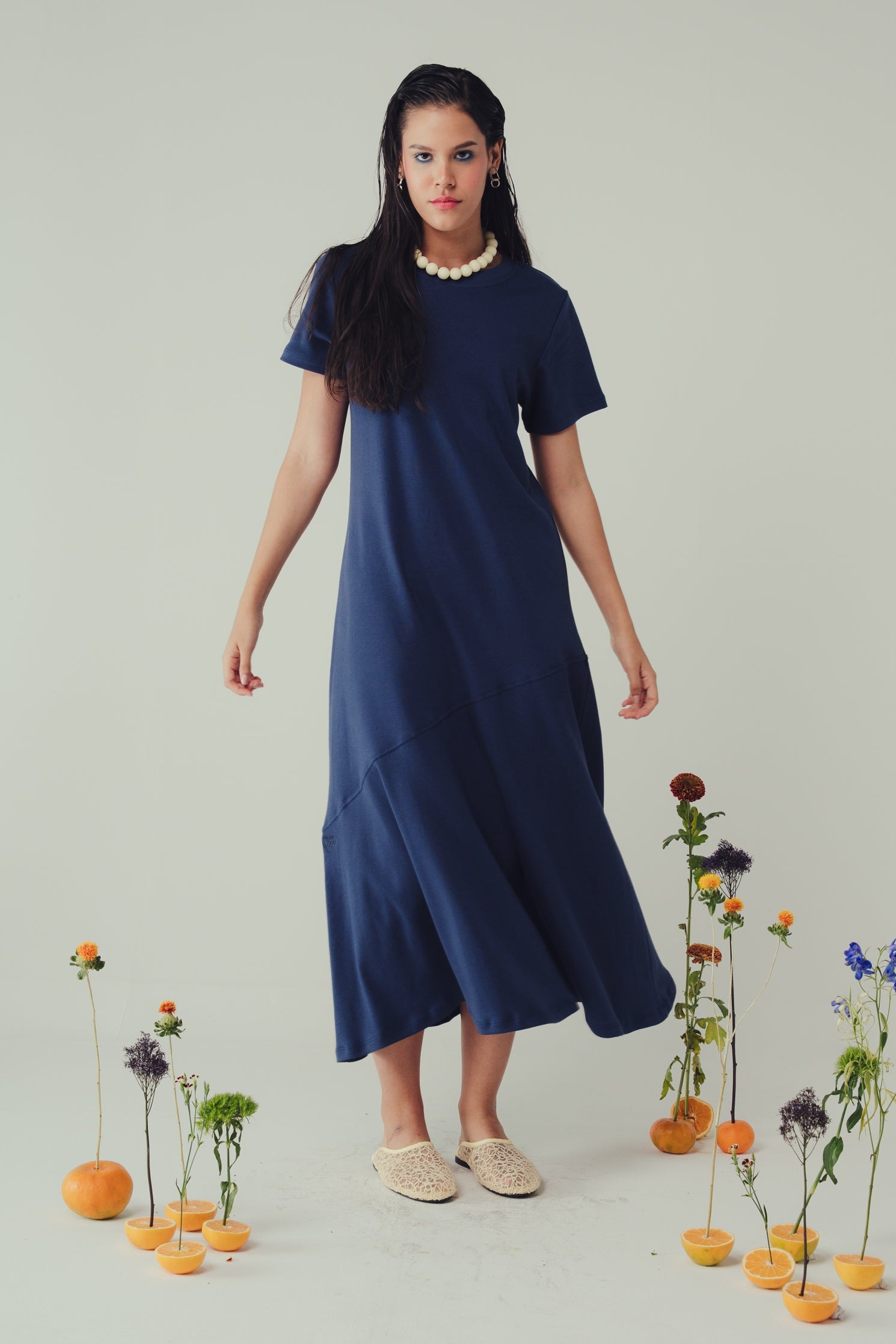 Vestido Caudal Indigo - imagen 1
