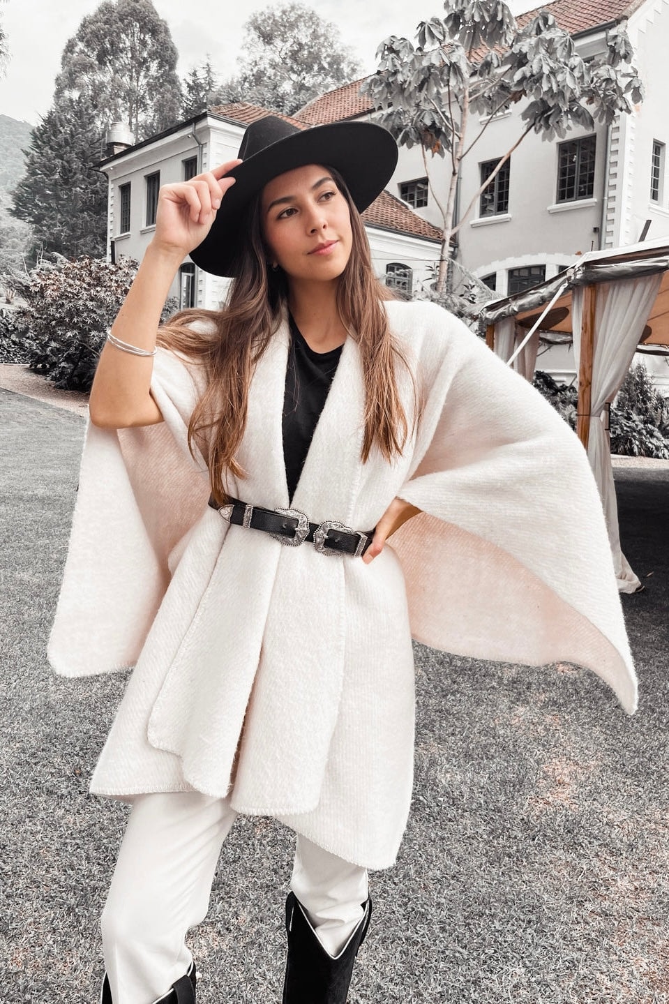 Poncho Duna, Beige - imagen 1