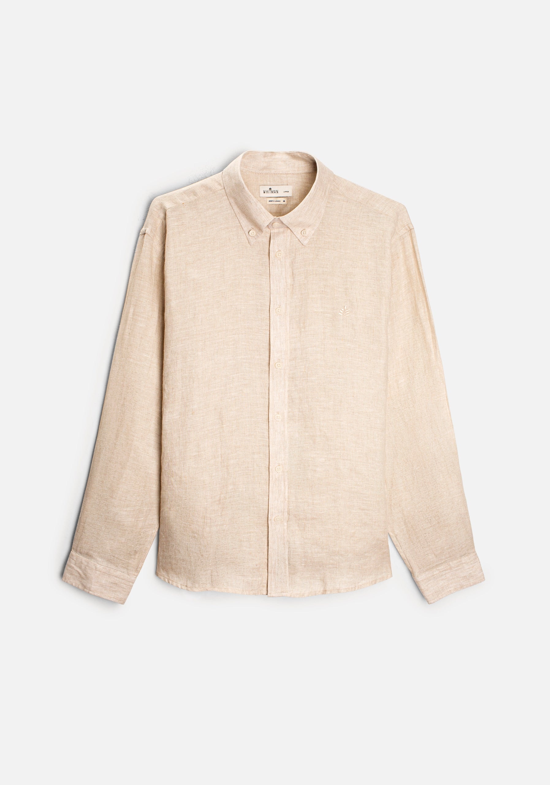 Camisa H CBD Lino L-Atn Avena - imagen 1