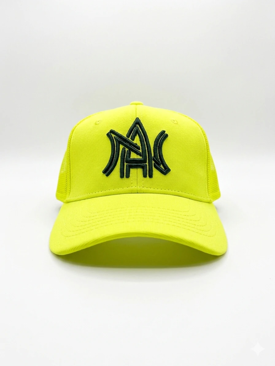 GORRA VERDE FOSFORECENTE A/N CURVO - imagen 1