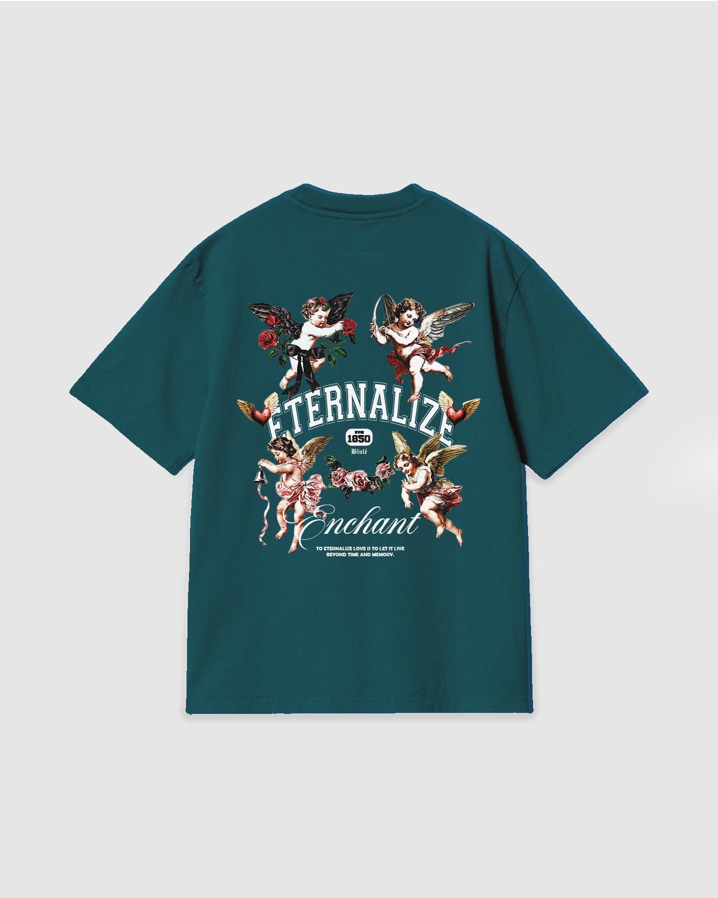 Oversized T Shirt Eternalize Dark Green - imagen 1