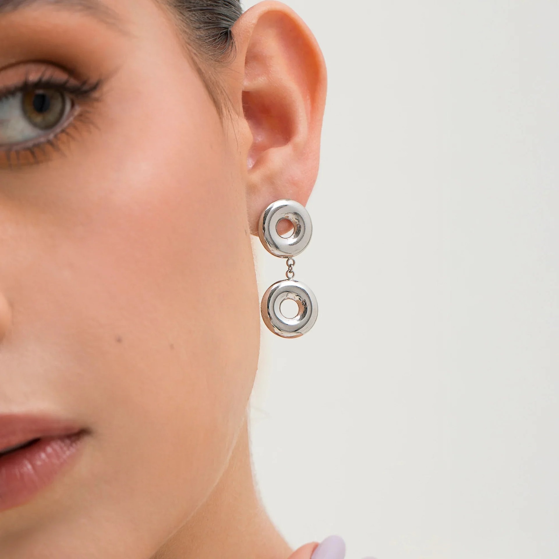 Aretes Halo Double - imagen 1