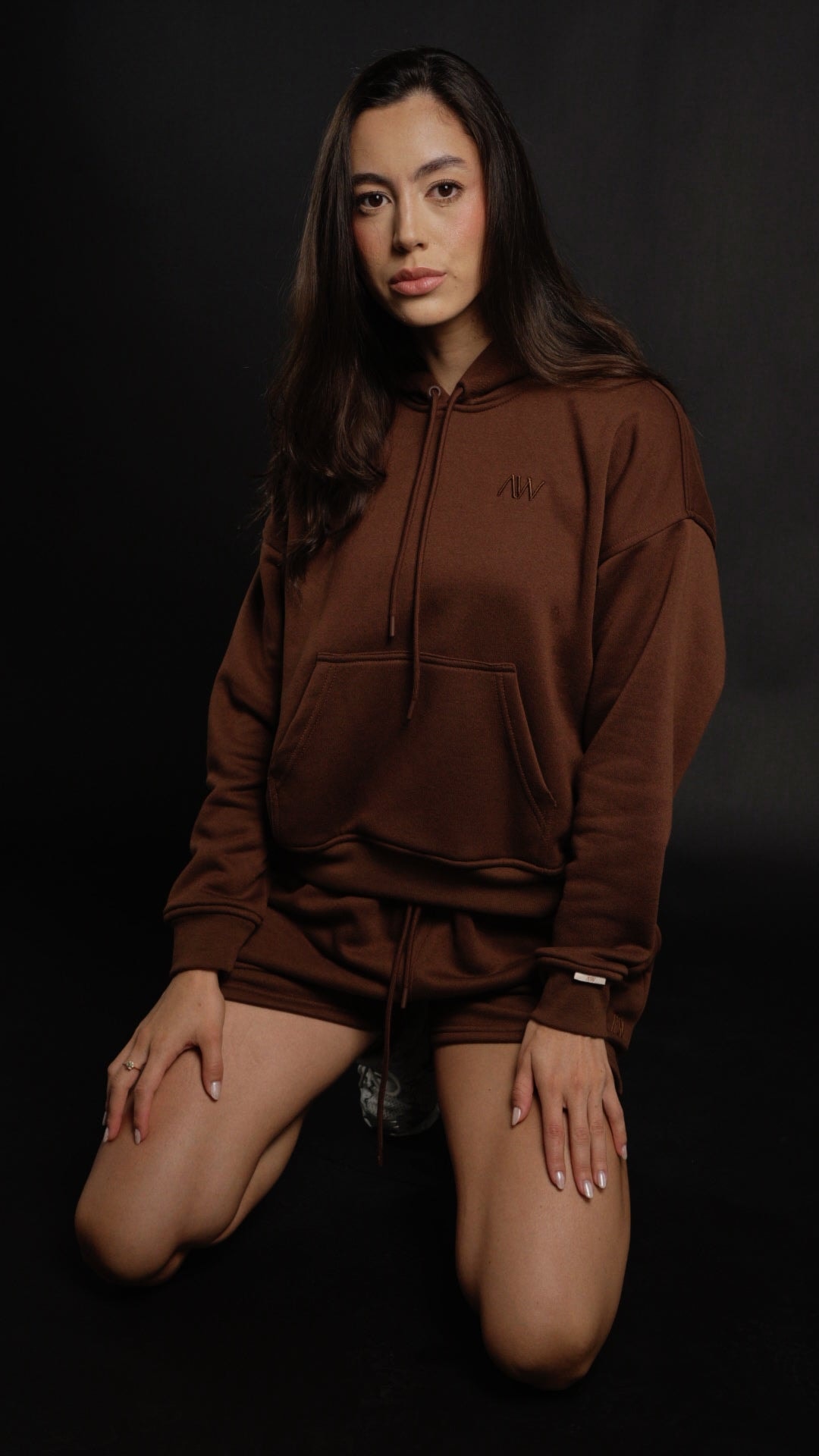 Hoodie Classic Women Chocolate - imagen 1