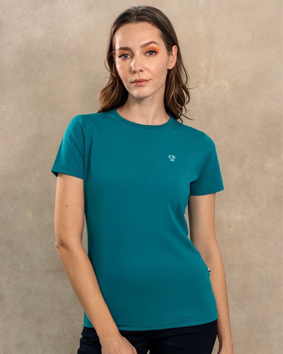 Camiseta Antimanchas de Mujer Verde Jade - Talla Regular - imagen 1
