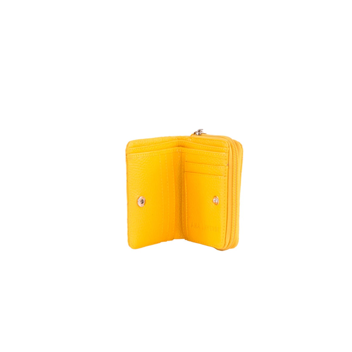 Billetera Monedero Amarillo Liso - imagen 1
