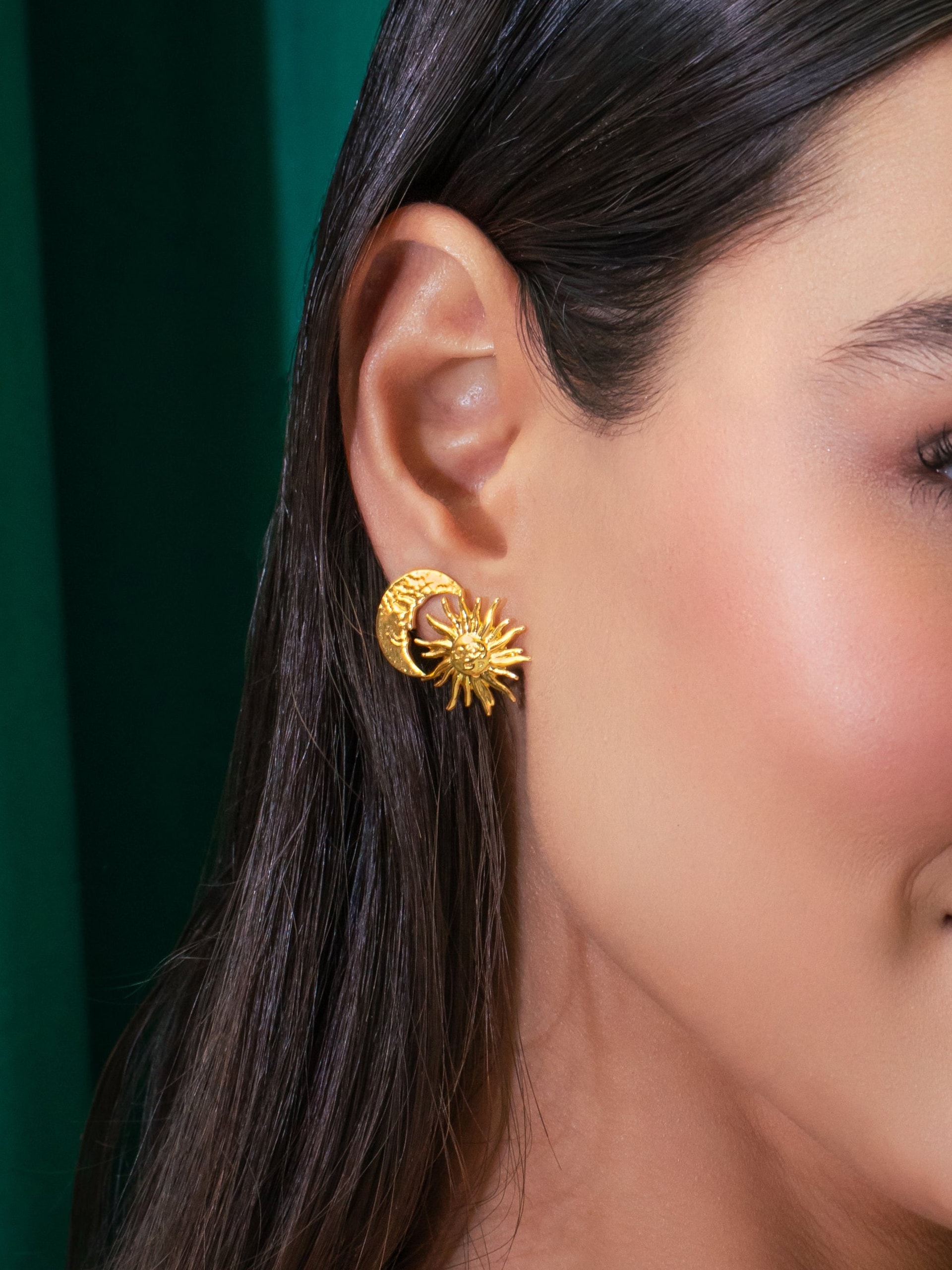 Set X2 Aretes Sol Y Luna - imagen 1