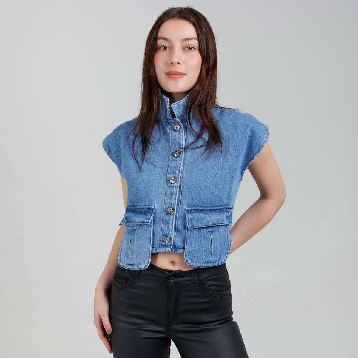 Chaleco Denim B1865 - imagen 1