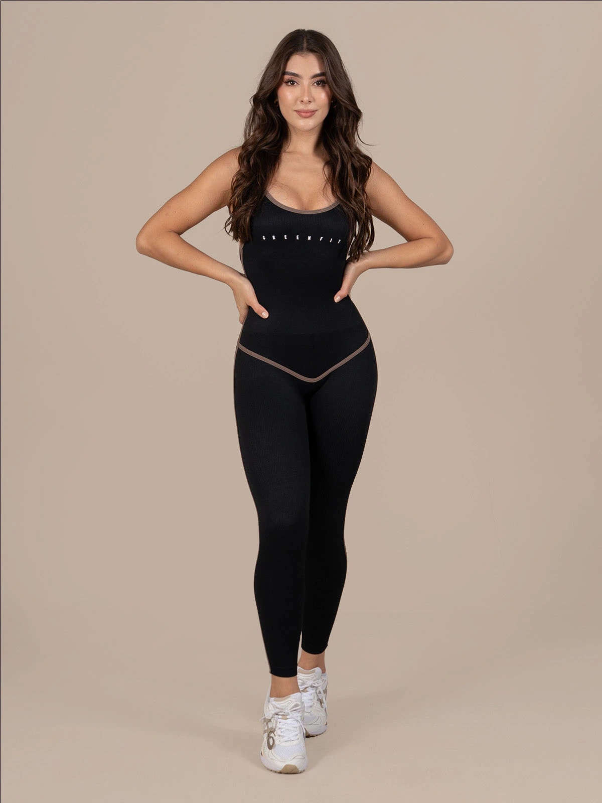 Enterizo Frida Seamless Espresso - imagen 1