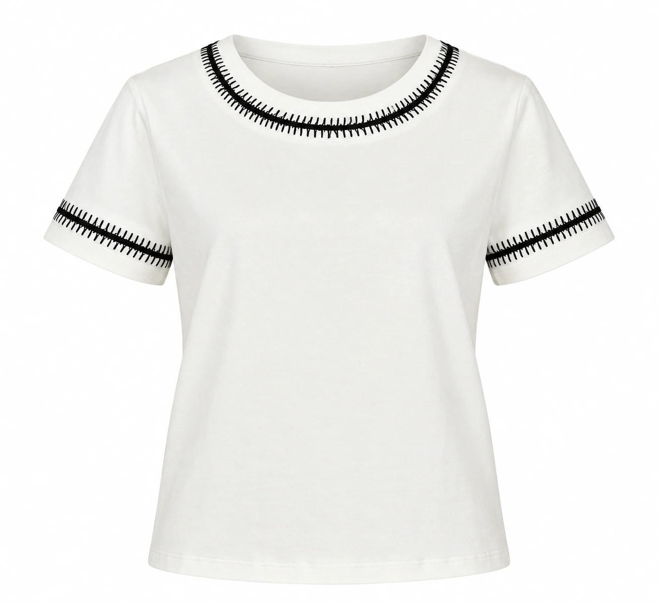 VITTORIA T-SHIRT IVORY - imagen 1