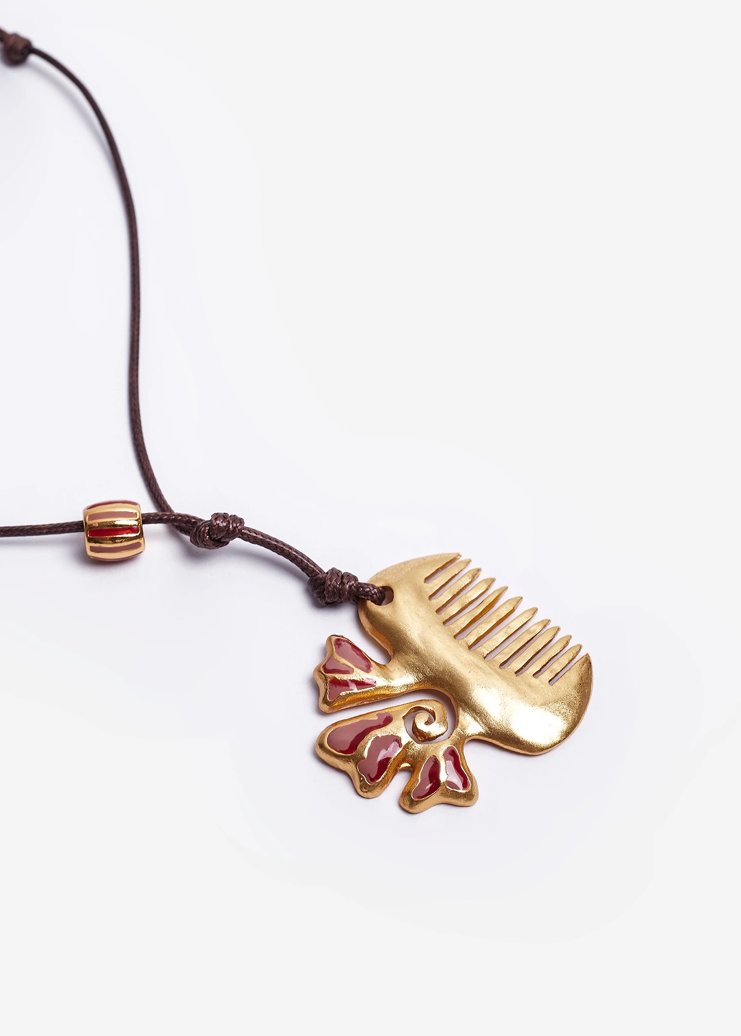 Collar Peineta Terracota - imagen 1