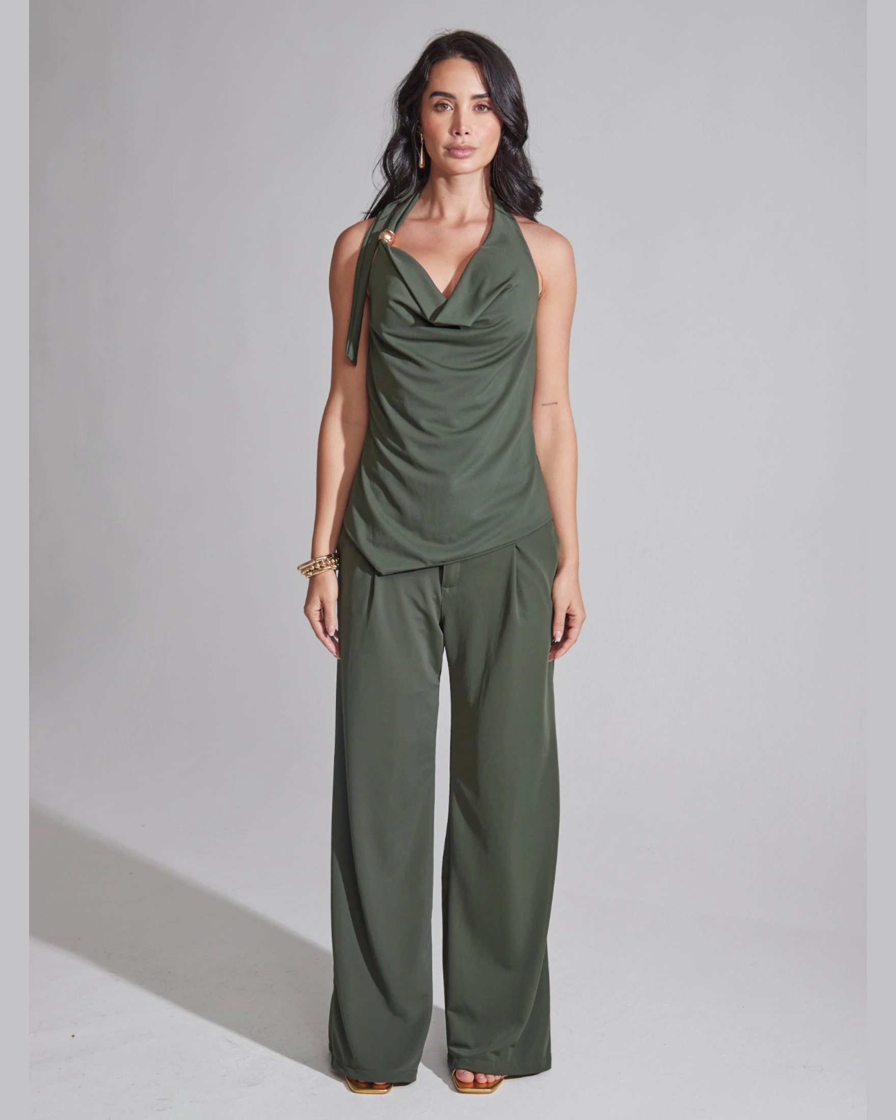 Set Halter y Pantalón Palazzo - imagen 1
