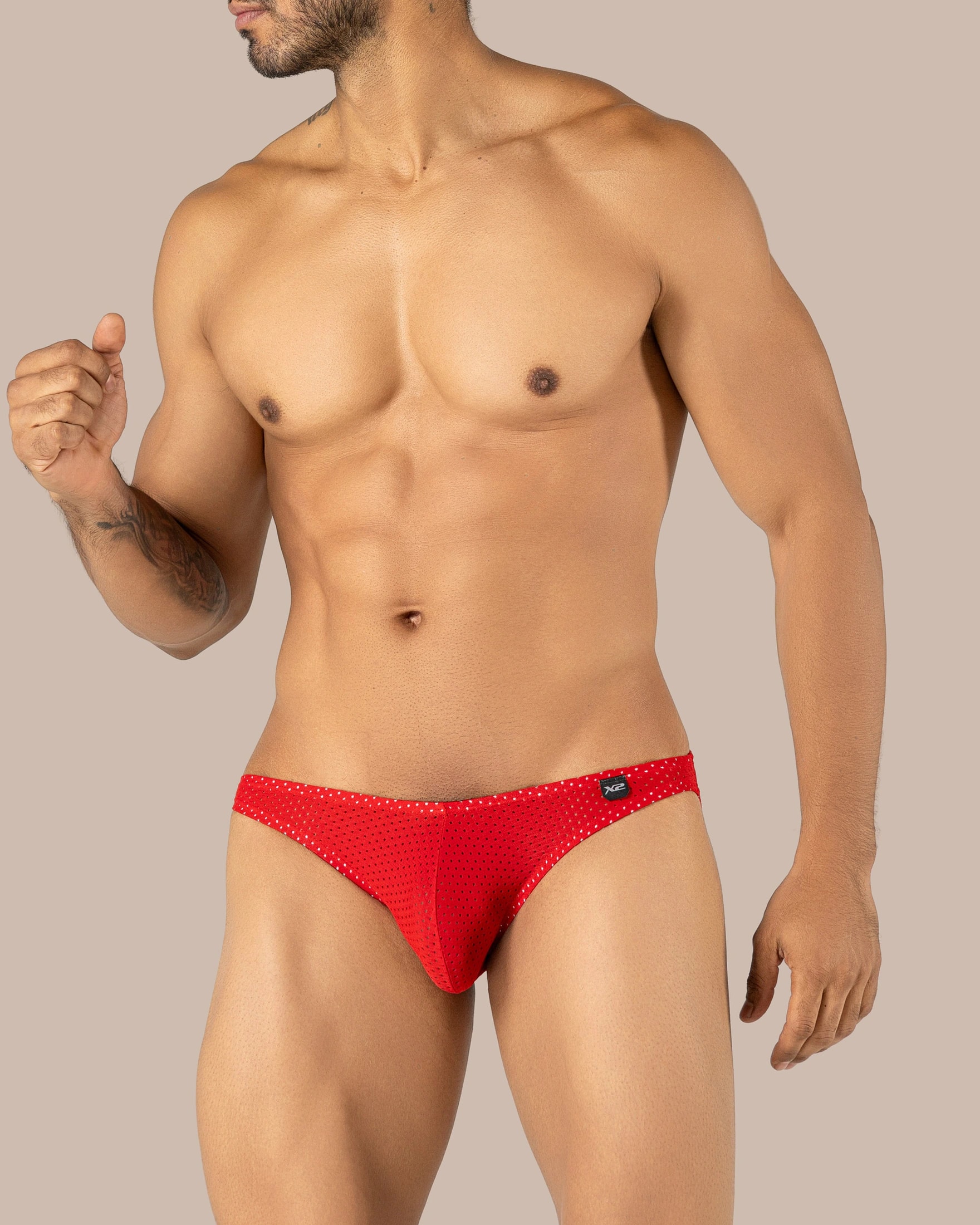 Bikini Ombra Nylon Rojo X2 - imagen 1