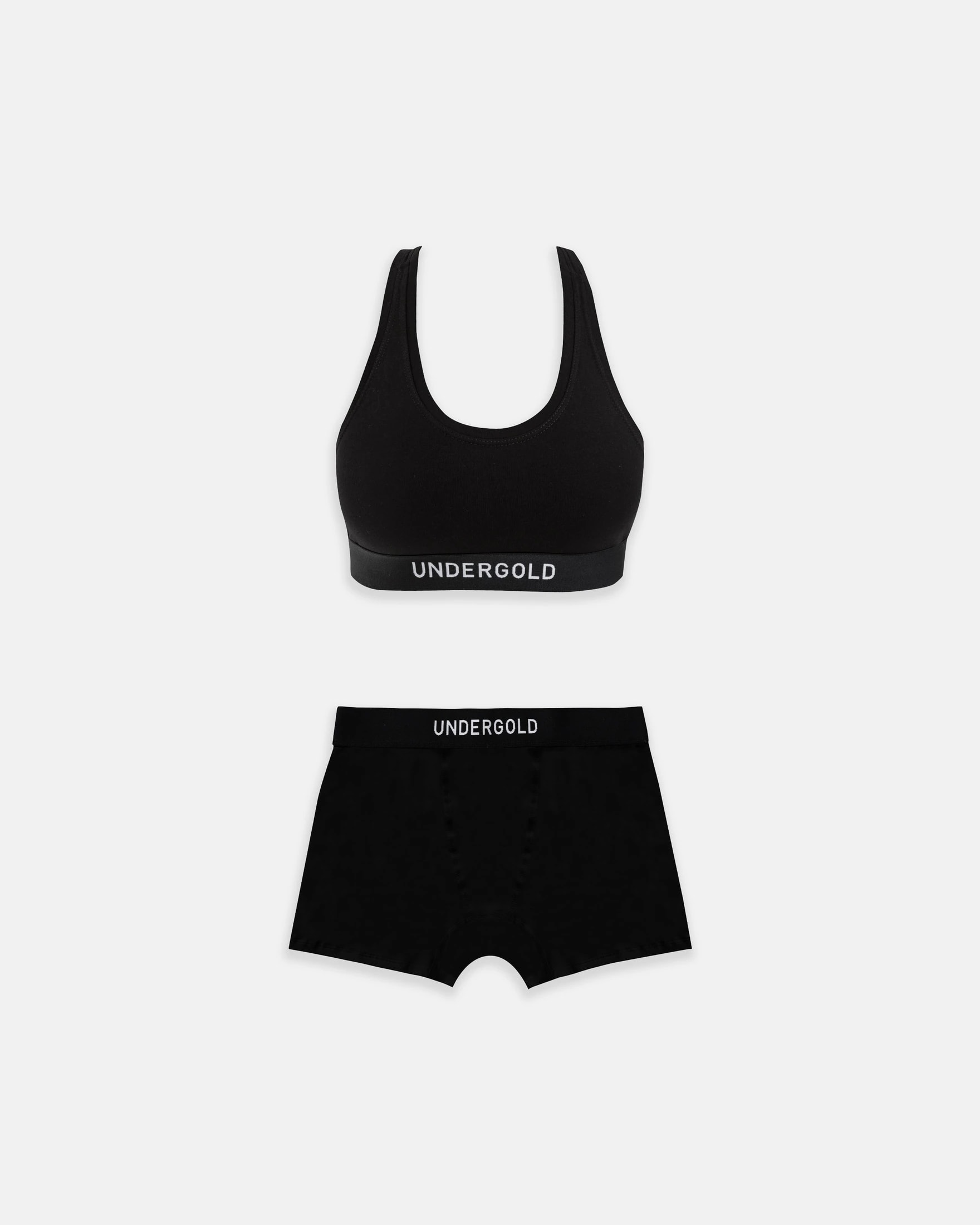 Pack W Basics Underwear Top & Boxers Black - imagen 1