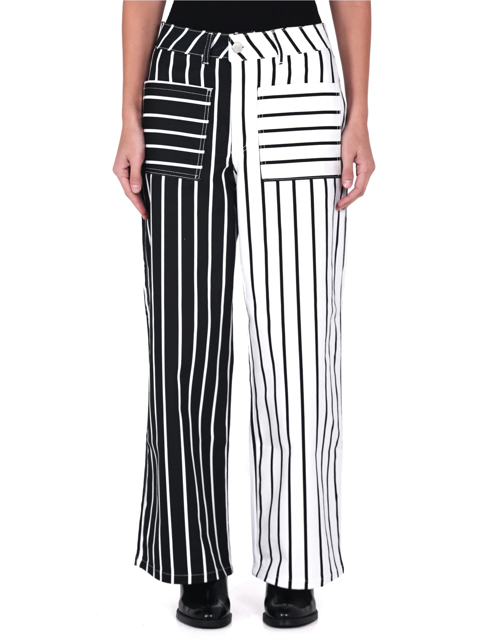 Pantalon Lineas Bicolor - imagen 1