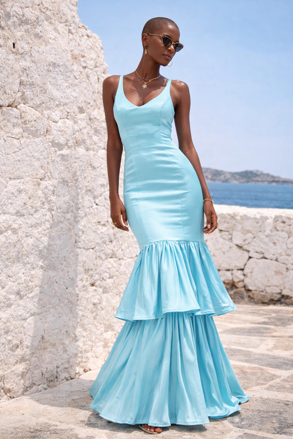 Vestido Adell Celeste - imagen 1