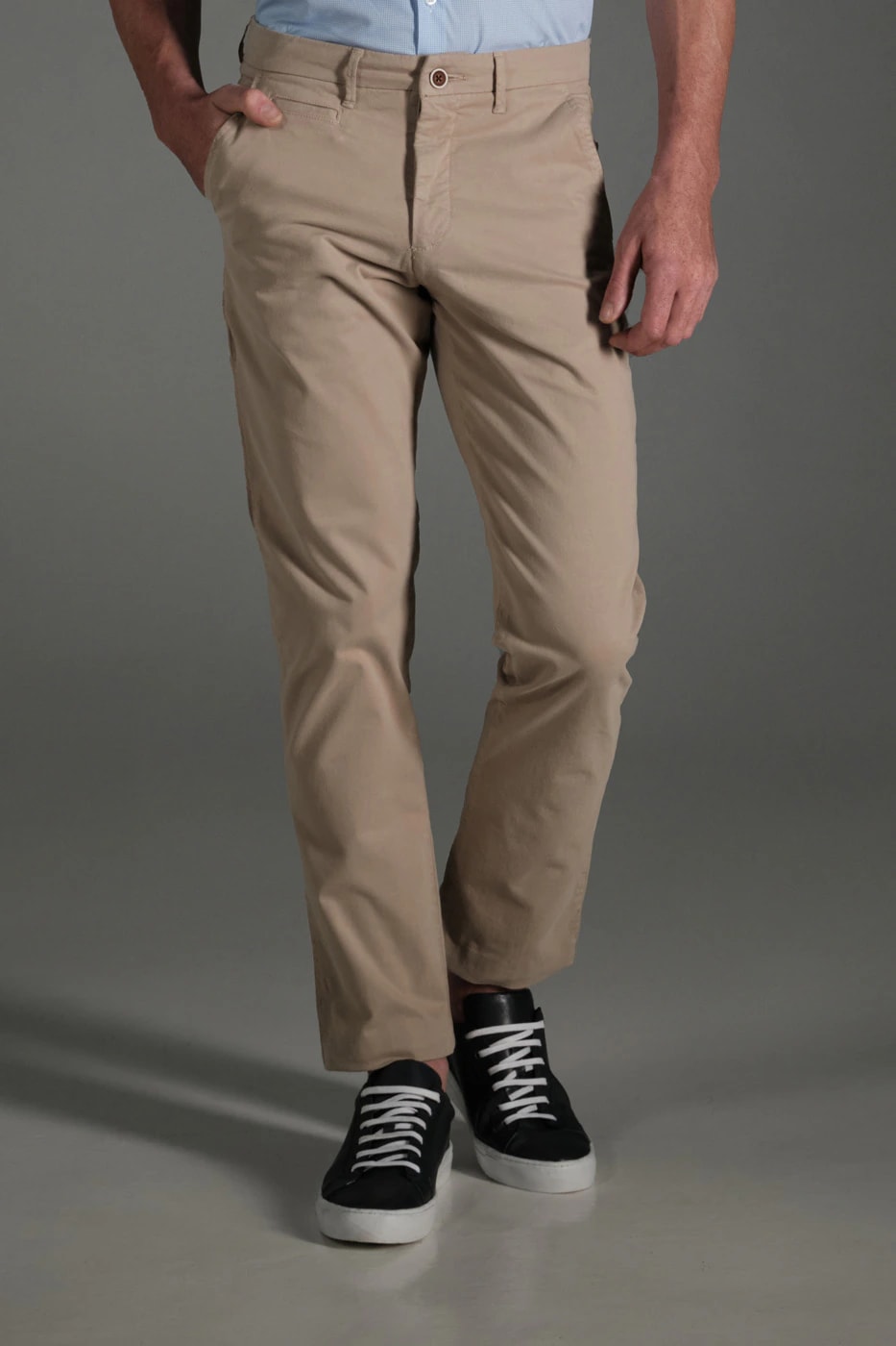 Pantalón Chino Slim Dril Beige - imagen 1