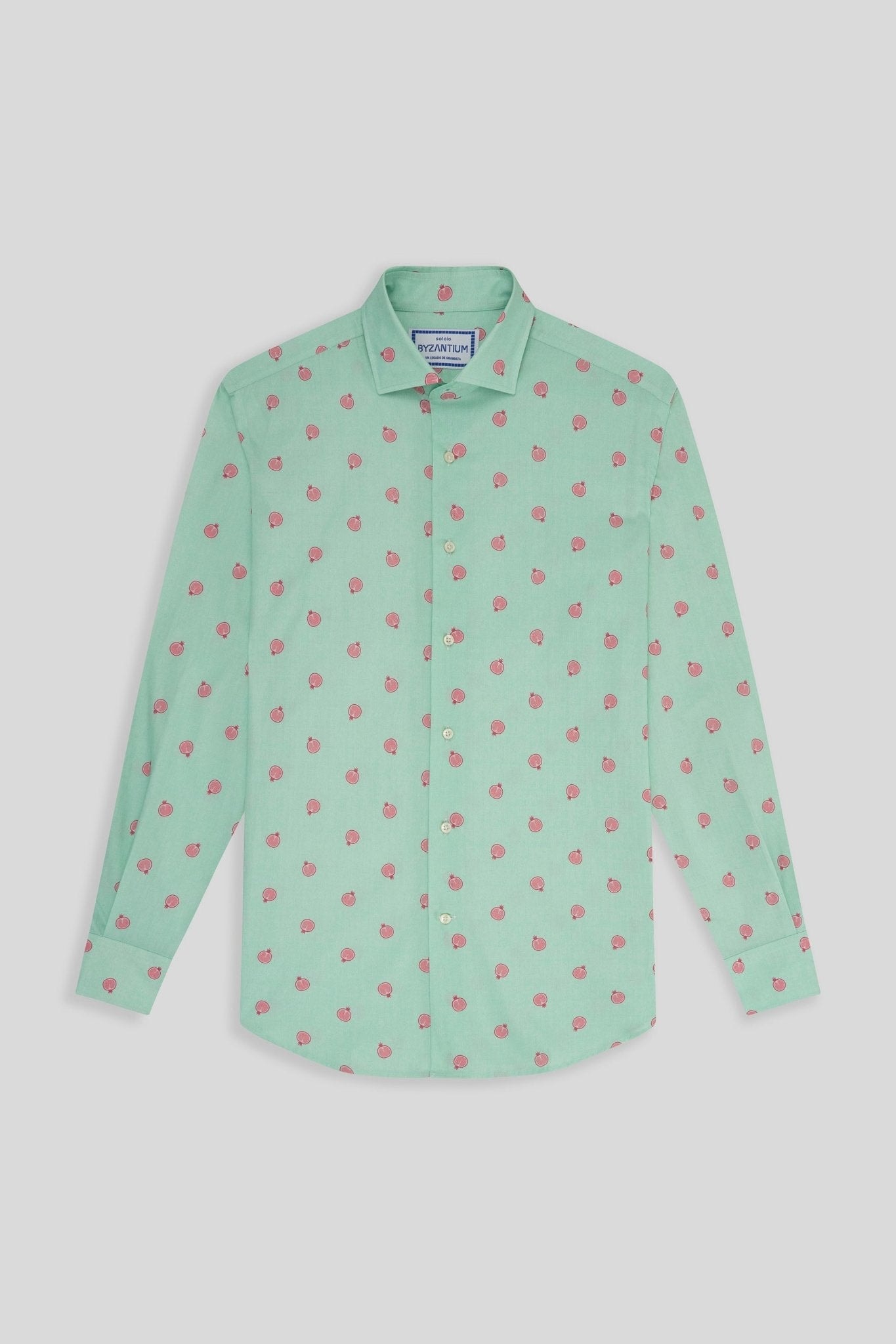 Men's cotton shirt aquamarine bastión - imagen 1