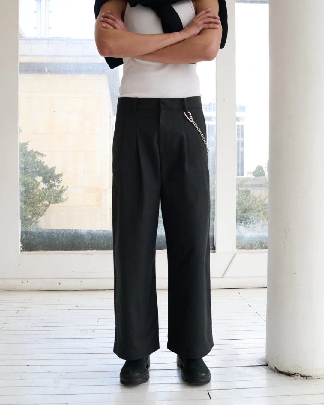 BLACK VIENA PANT - imagen 1