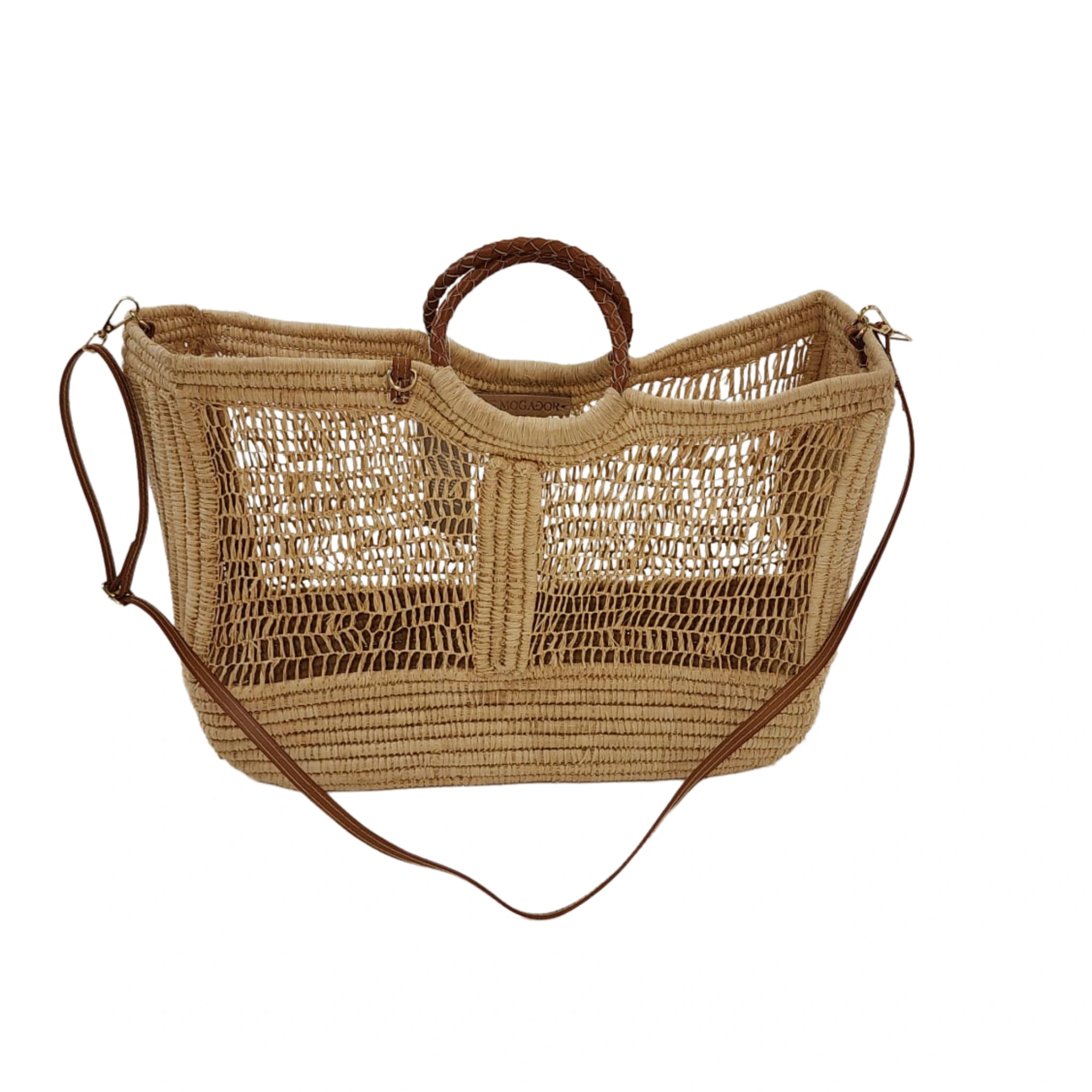 Enea Leather Beach Bag - imagen 1