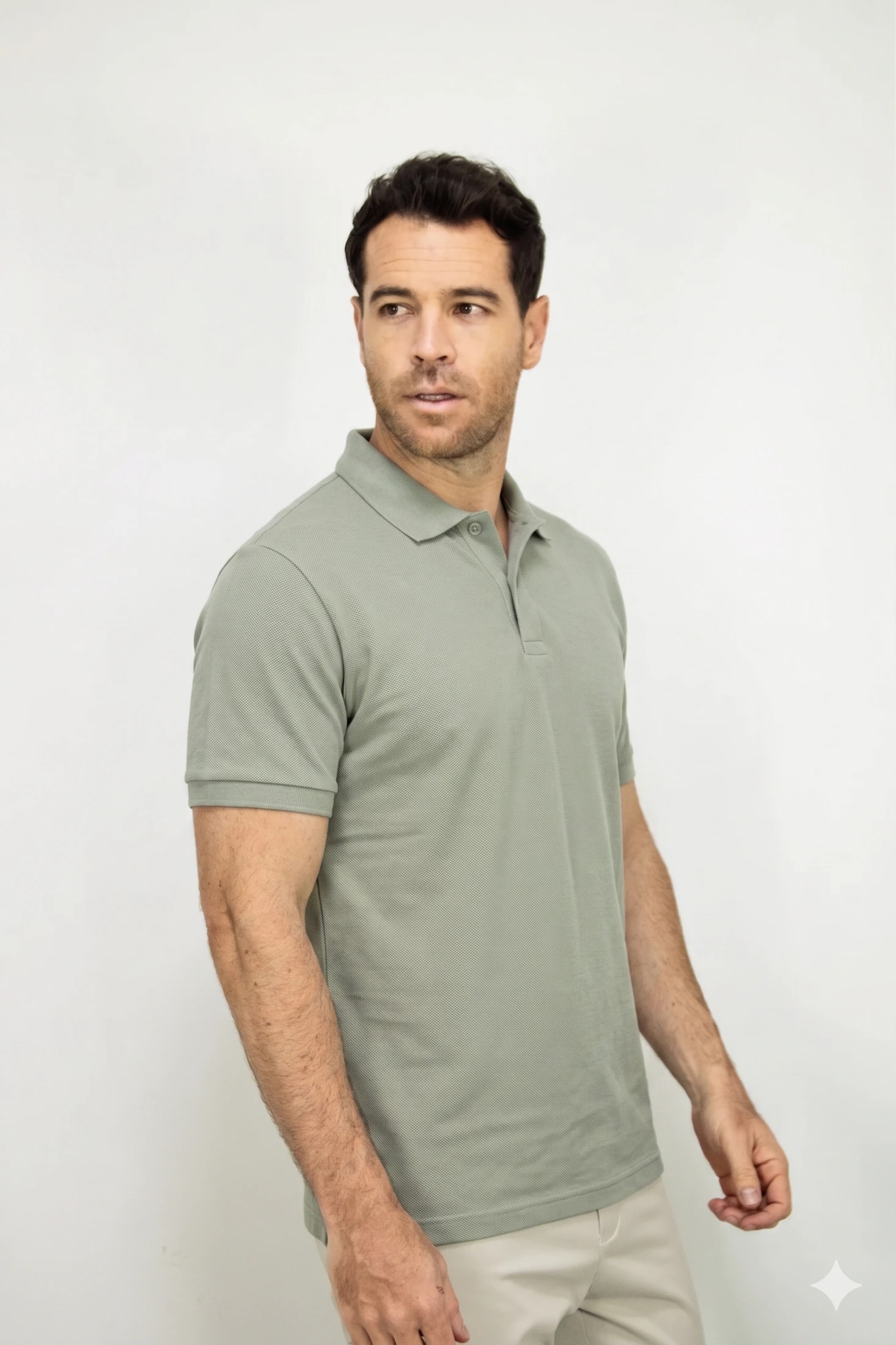 Polo Deportiva Verde Dirty Para Hombre - imagen 1