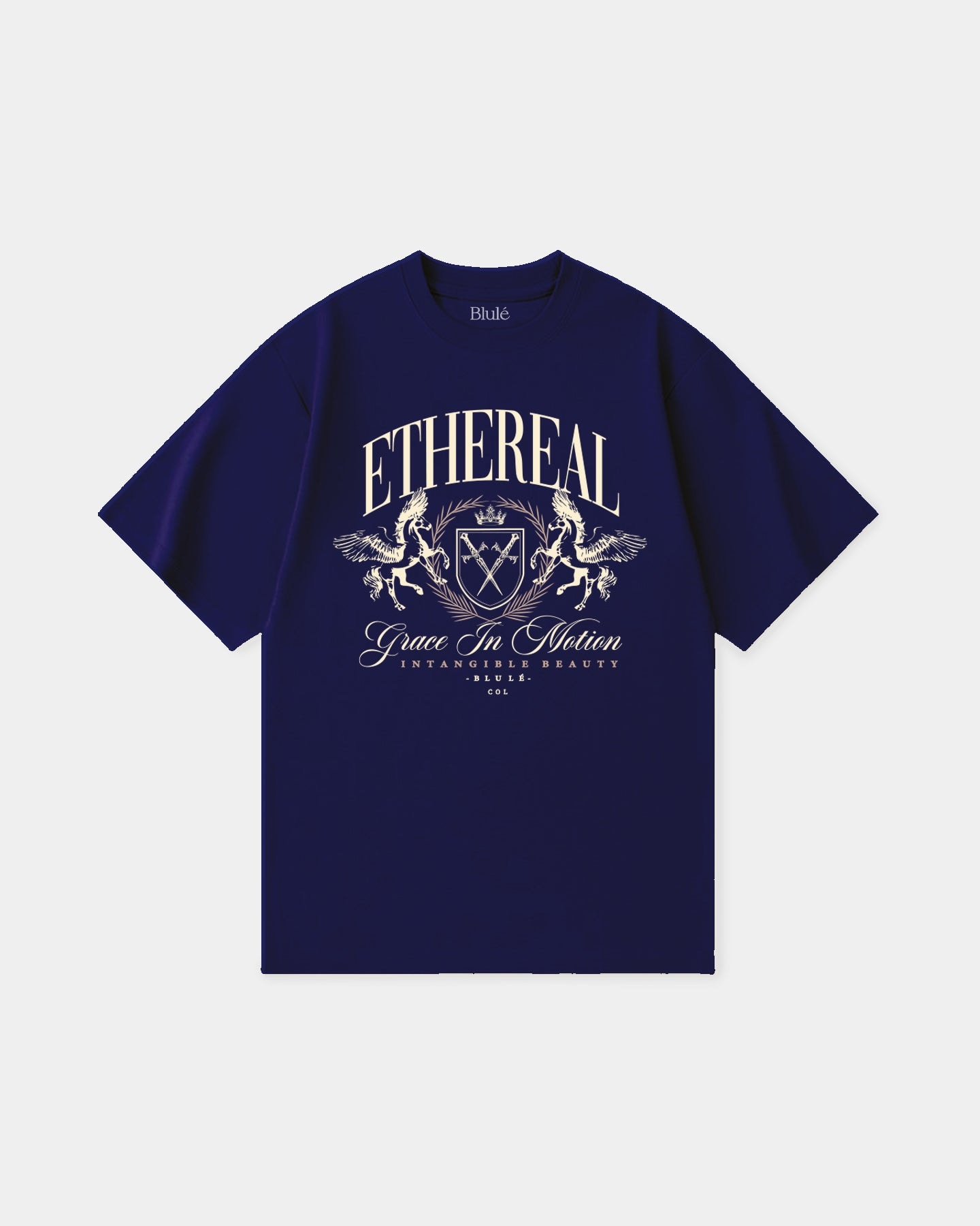 Oversized T Shirt Ethereal Blue Navy - imagen 1