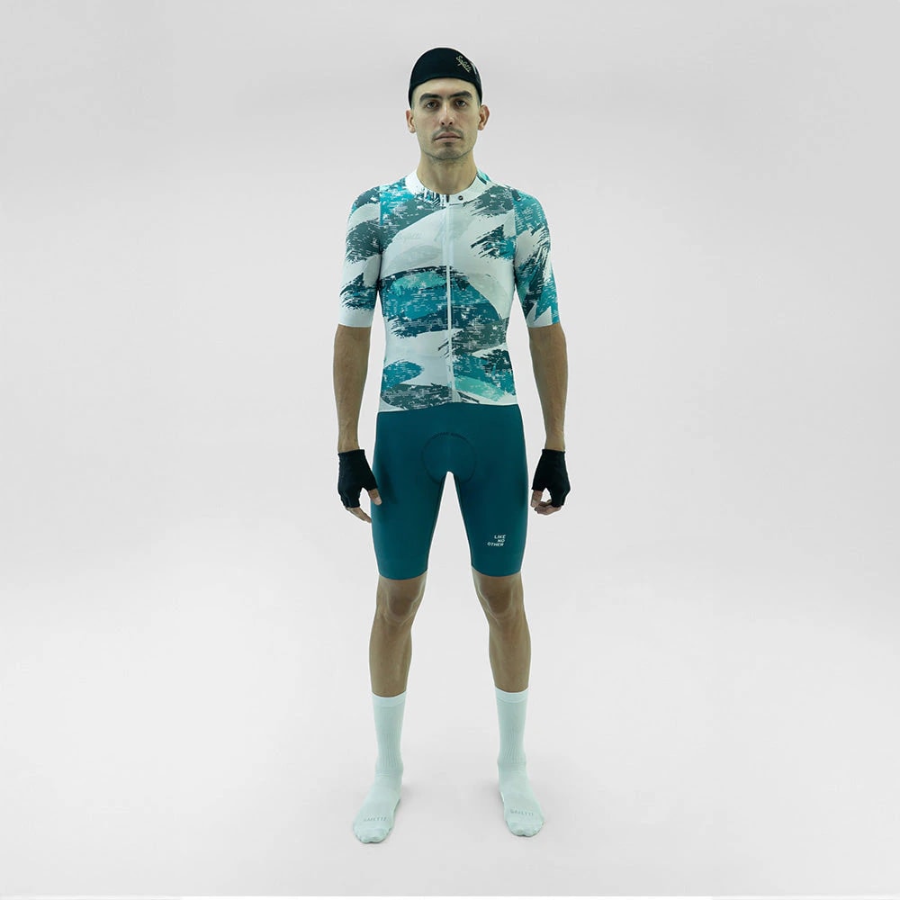 CAMISA CICLISMO MANGA CORTA SWIPE BLANCO PARA HOMBRE - imagen 1