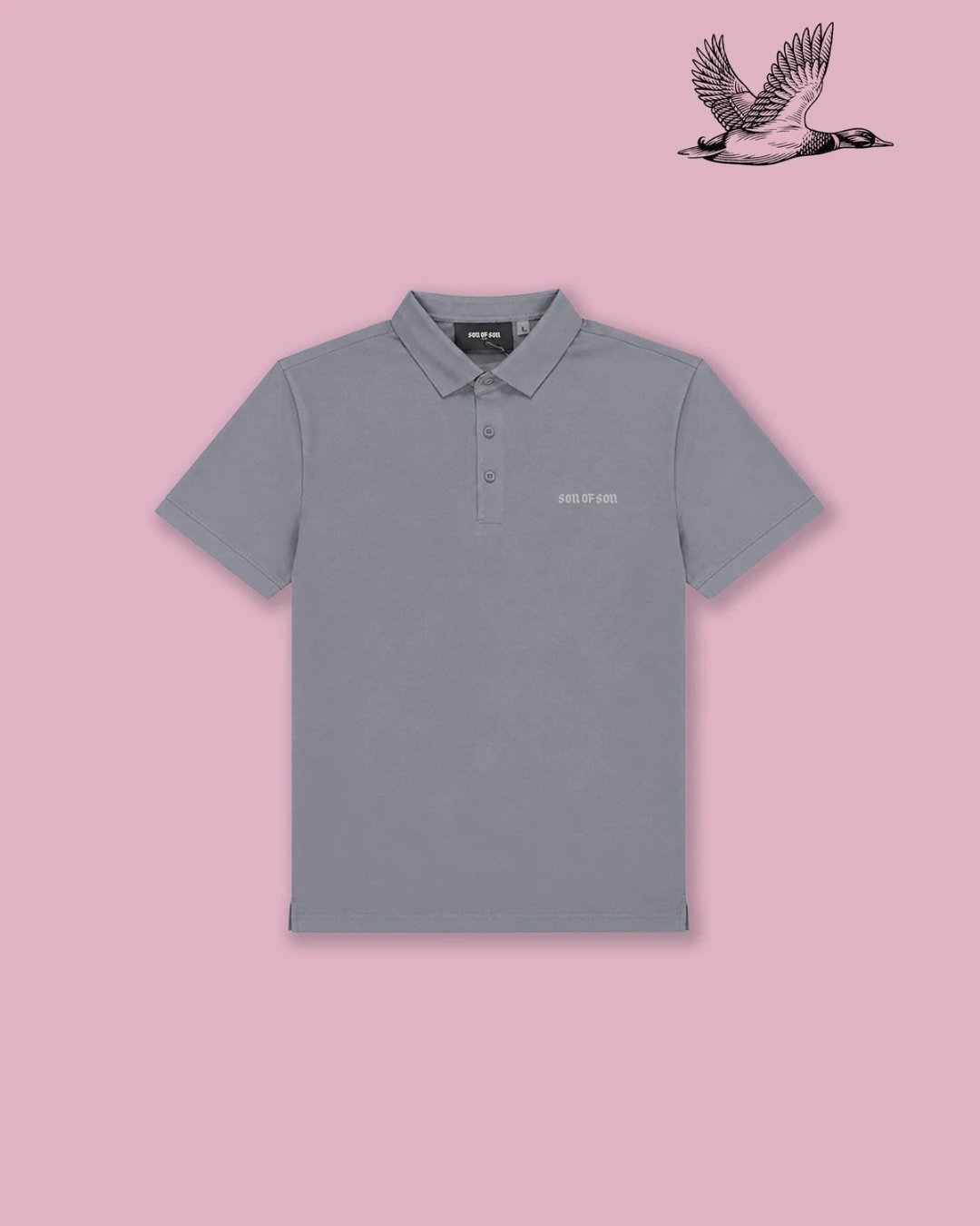 COUNTRY CLUB REGULAR POLO — GREY - imagen 1