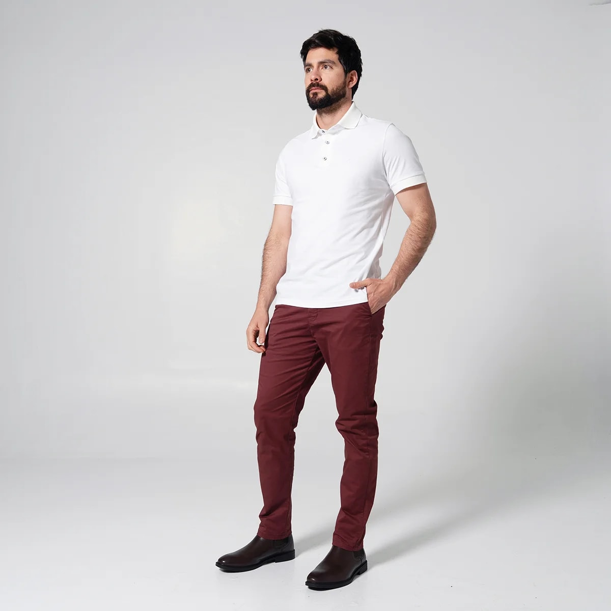 Pantalon Dril Slim Poly - imagen 1