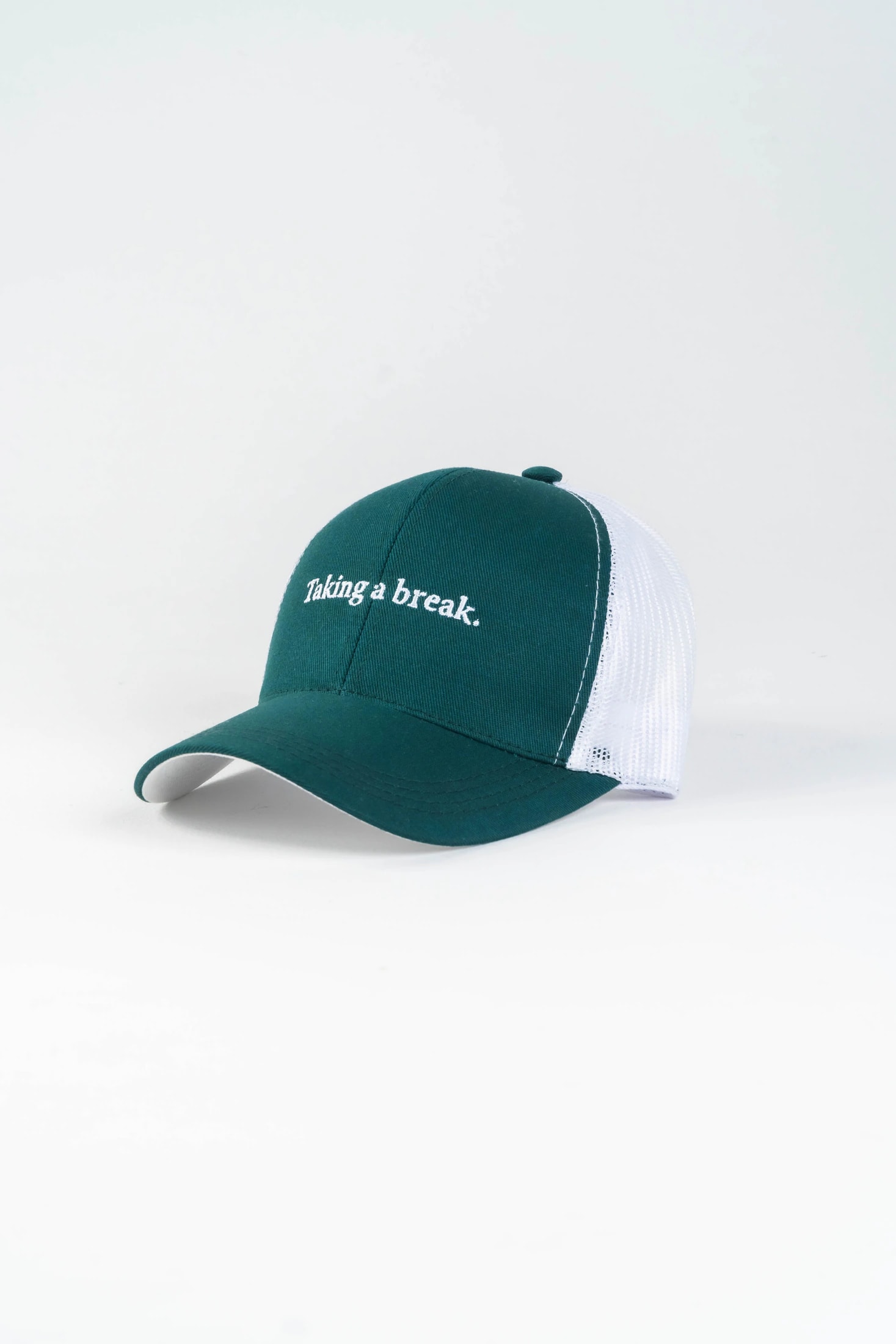 Gorra Bordado Algodón Verde Botella - imagen 1