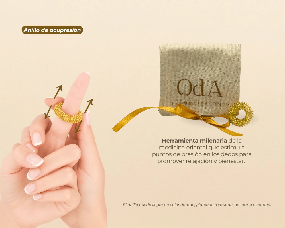 Anillo de acupresión para el estrés y la ansiedad - imagen 1