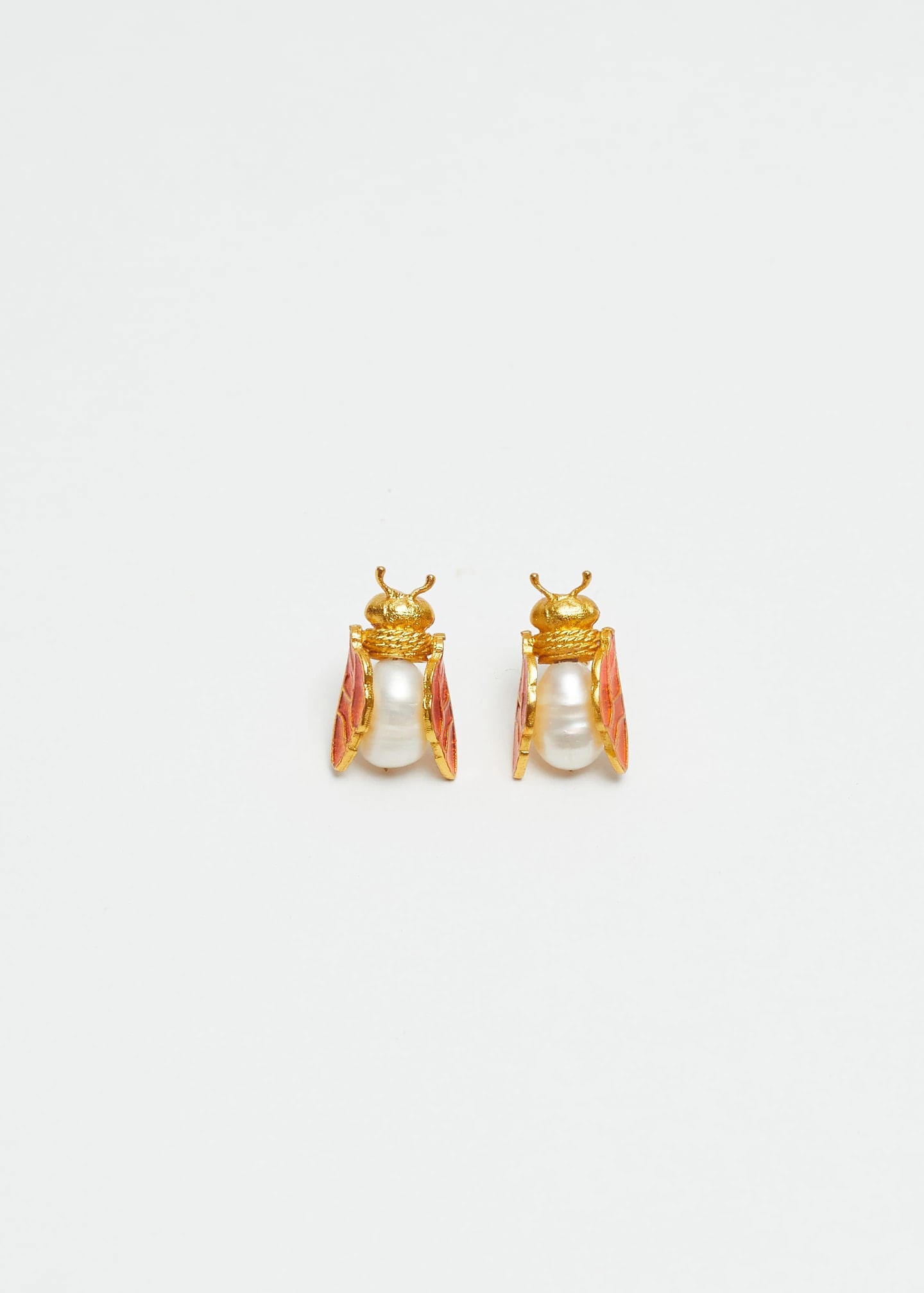 Aretes Worker Bee Naranja - imagen 1