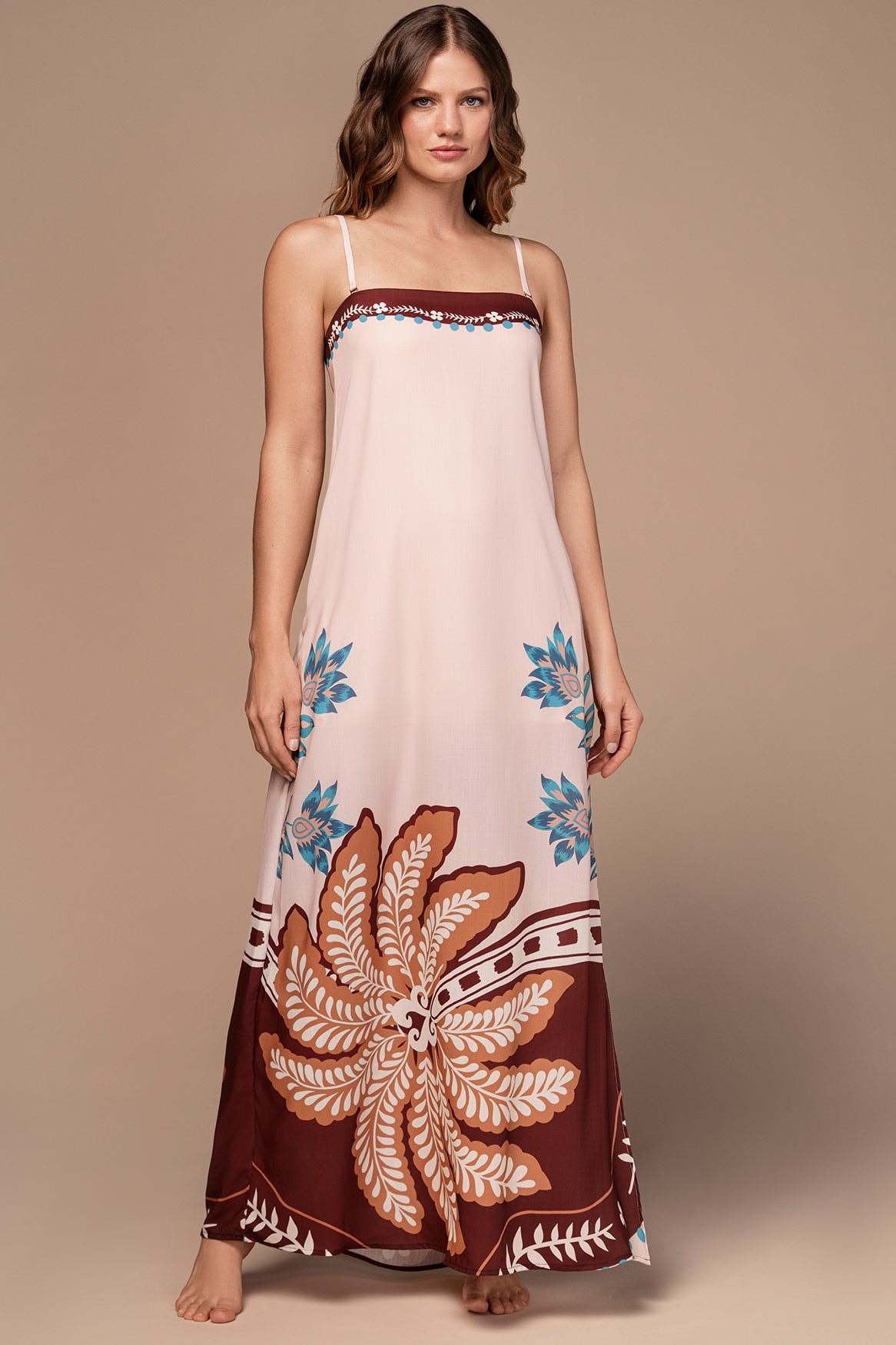 VESTIDO CELESTE FIORENTINA - imagen 1