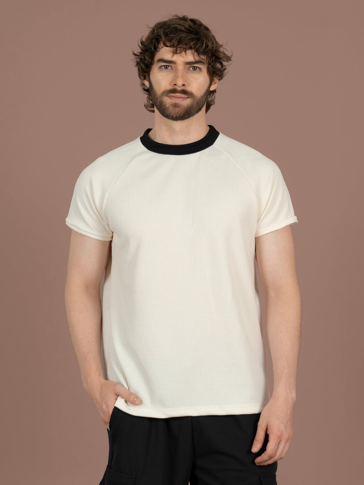 Camiseta hombre liam niza vainilla - imagen 1