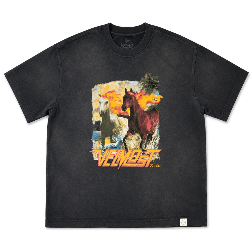 Caballos de Fuego en playa (oversized) - imagen 1