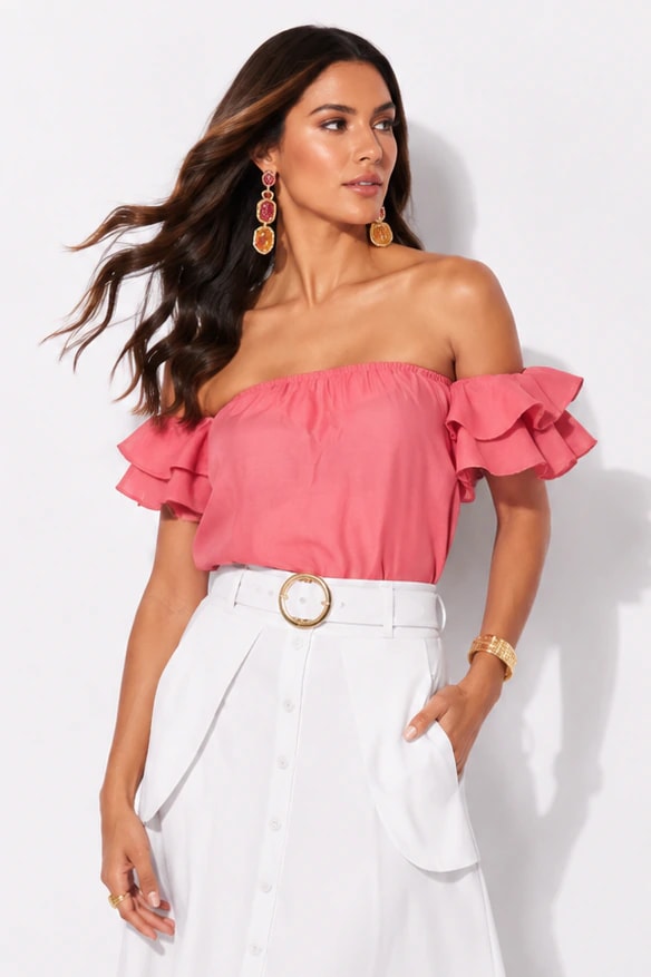 Blusa Valeria Salmon - imagen 1