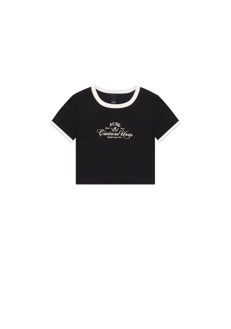 Atelier Black & White Crop top - imagen 1