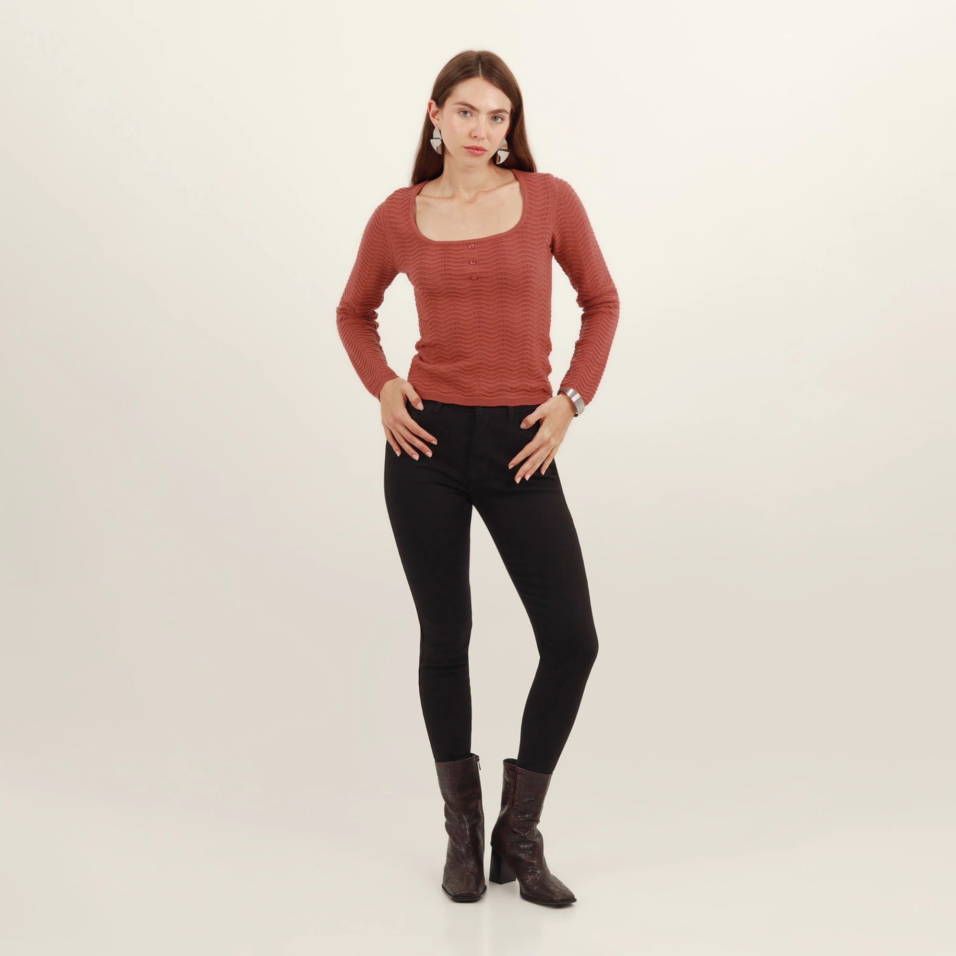 Jean diva skinny tiro medio - imagen 1