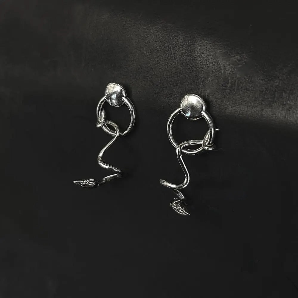 Aretes Culebra Bejuquilla Suspendida - imagen 1
